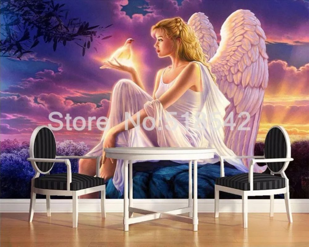 3D Wallpaper Angel Eye Nights SKU# WAL0449